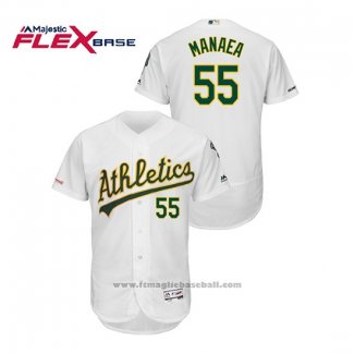 Maglia Baseball Uomo Oakland Athletics Sean Manaea 150 Anniversario Autentico Flex Base Bianco