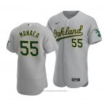 Maglia Baseball Uomo Oakland Athletics Sean Manaea Autentico Road 2020 Grigio