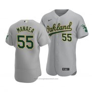 Maglia Baseball Uomo Oakland Athletics Sean Manaea Autentico Road 2020 Grigio