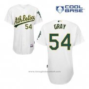 Maglia Baseball Uomo Oakland Athletics Sonny Gray 54 Bianco Home Cool Base