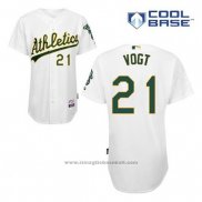 Maglia Baseball Uomo Oakland Athletics Stephen Vogt 21 Bianco Home Cool Base