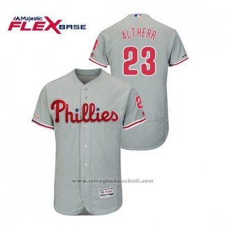 Maglia Baseball Uomo Philadelphia Phillies Aaron Altherr Flex Base Grigio