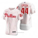 Maglia Baseball Uomo Philadelphia Phillies Kyle Gibson Autentico Home Bianco