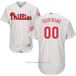 Maglia Baseball Uomo Philadelphia Phillies Personalizzate Bianco