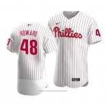 Maglia Baseball Uomo Philadelphia Phillies Spencer Howard Autentico Home Bianco