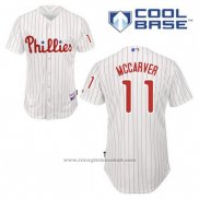 Maglia Baseball Uomo Philadelphia Phillies Tim Mccarver 11 Bianco Home Cool Base