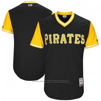 Maglia Baseball Uomo Pittsburgh Pirates 2017 Little League World Series Nero