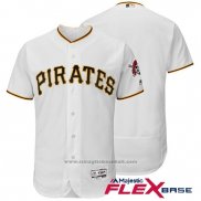 Maglia Baseball Uomo Pittsburgh Pirates Bianco Autentico Collection Flex Base Custom