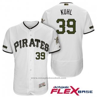 Maglia Baseball Uomo Pittsburgh Pirates Chad Kuhl Bianco 2018 Home Alternato Flex Base