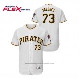 Maglia Baseball Uomo Pittsburgh Pirates Felipe Vazquez 150 Anniversario Flex Base Bianco