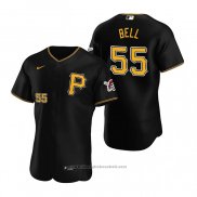 Maglia Baseball Uomo Pittsburgh Pirates Josh Bell Autentico Alternato Nero