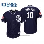 Maglia Baseball Uomo San Diego Padres Hunter Renfroe Cool Base Allenamento Primaverile 2019 Blu