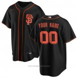 Maglia Baseball Uomo San Francisco Giants Alternato Replica Personalizzate Nero