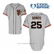 Maglia Baseball Uomo San Francisco Giants Barry Bonds 25 Grigio Alternato Cool Base