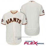 Maglia Baseball Uomo San Francisco Giants Crema Home On Field Flex Base