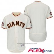 Maglia Baseball Uomo San Francisco Giants Crema Home On Field Flex Base