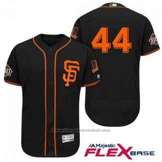 Maglia Baseball Uomo San Francisco Giants Jake Peavy Nero Alternato Flex Base