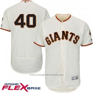 Maglia Baseball Uomo San Francisco Giants Madison Bumgarner Crema Flex Base Autentico Collection