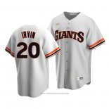 Maglia Baseball Uomo San Francisco Giants Monte Irvin Cooperstown Collection Primera Bianco