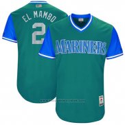 Maglia Baseball Uomo Seattle Mariners 2017 Little League World Series Jean Segura Verde