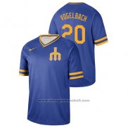 Maglia Baseball Uomo Seattle Mariners Daniel Vogelbach Cooperstown Collection Legend Blu