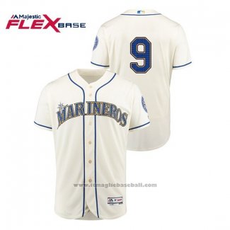 Maglia Baseball Uomo Seattle Mariners Dee Gordon Hispanic Heritage Flex Base Crema