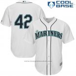 Maglia Baseball Uomo Seattle Mariners Jackie Robinson Bianco Cool Base