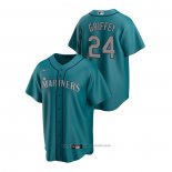 Maglia Baseball Uomo Seattle Mariners Ken Griffey Jr. Cooperstown Collection 1989 Autentico Bianco