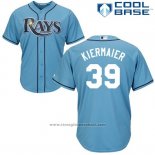 Maglia Baseball Uomo Tampa Bay Rays Kevin Kiermaier Blu Autentico Collection Cool Base