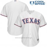 Maglia Baseball Uomo Texas Rangers Bianco Cool Base
