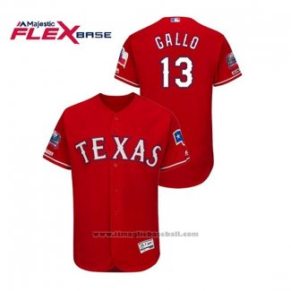 Maglia Baseball Uomo Texas Rangers Joey Gallo Rosso