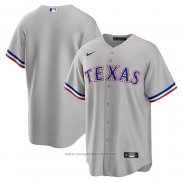 Maglia Baseball Uomo Texas Rangers Road Replica Grigio