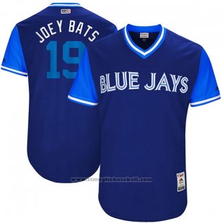 Maglia Baseball Uomo Toronto Blue Jays 2017 Little League World Series Jose Bautista Blu