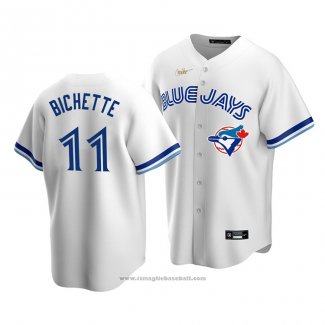 Maglia Baseball Uomo Toronto Blue Jays Bo Bichette Cooperstown Collection Primera Bianco