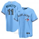 Maglia Baseball Uomo Toronto Blue Jays Bo Bichette Replica Alternato Blu2