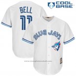 Maglia Baseball Uomo Toronto Blue Jays George Bell Bianco Cool Base