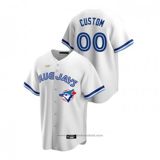 Maglia Baseball Uomo Toronto Blue Jays Personalizzate Cooperstown Collection Home Bianco