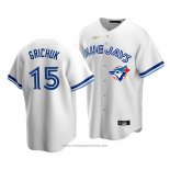 Maglia Baseball Uomo Toronto Blue Jays Randal Grichuk Cooperstown Collection Primera Bianco