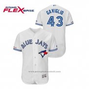 Maglia Baseball Uomo Toronto Blue Jays Sam Gaviglio Autentico Flex Base Bianco