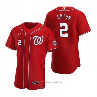 Maglia Baseball Uomo Washington Nationals Adam Eaton Autentico Alternato 2020 Rosso