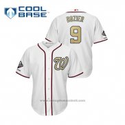 Maglia Baseball Uomo Washington Nationals Brian Dozier 2019 Gold Program Cool Base Bianco