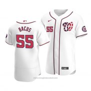 Maglia Baseball Uomo Washington Nationals Dakota Bacus Autentico Alternato Bianco