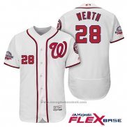 Maglia Baseball Uomo Washington Nationals Jayson Werth Bianco 2018 All Star Home Flex Base