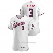Maglia Baseball Uomo Washington Nationals Michael A. Taylor Autentico 2020 Alternato Bianco
