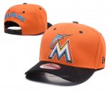 Cappellino Miami Marlins Arancione Nero