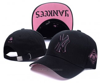 Cappellino New York Yankees Nero Rosa7