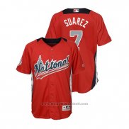 Maglia Baseball Bambino All Star Eugenio Suarez 2018 Home Run Derby National League Rosso