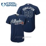 Maglia Baseball Bambino Atlanta Braves Josh Donaldson Cool Base Alternato Blu