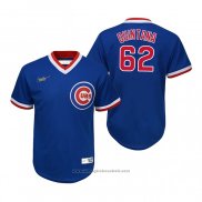 Maglia Baseball Bambino Chicago Cubs Jose Quintana Cooperstown Collection Road Blu