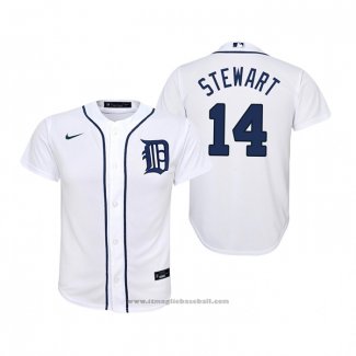 Maglia Baseball Bambino Detroit Tigers Christin Stewart Replica Primera Bianco